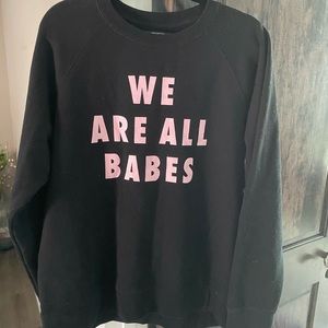 Brunette the Label crew neck sweatshirt